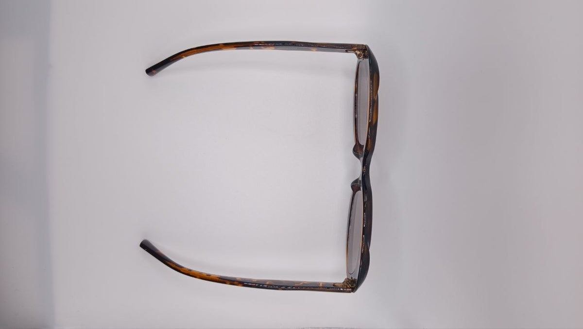 ✨ Lunettes Oversize Rondes Rétro « 5686 » – Édition Écaille Havana & Verres Dégradés Brun ✨