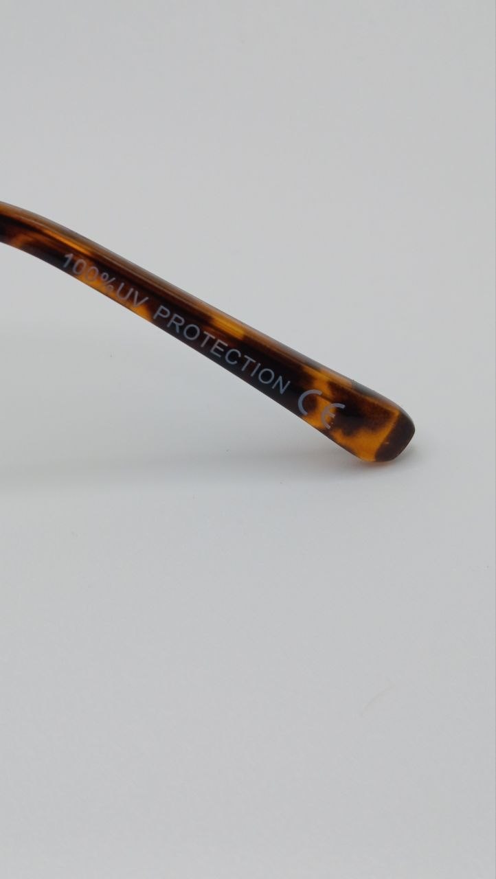 ✨ Lunettes Rondes Rétro « CV3021 » – Cerclage Écaille Havana & Métal Doré ✨