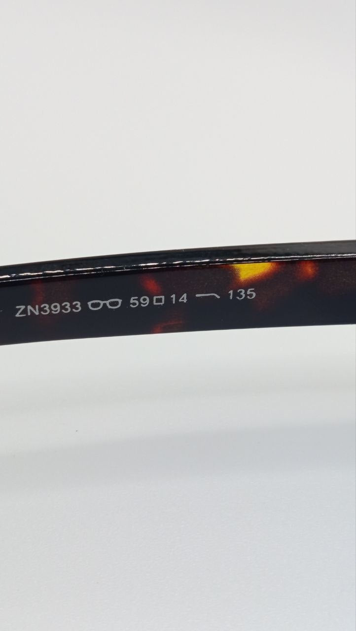 ✨ Lunettes Pilote Rétro Double Pont « ZN3933 » – Havana Écaille & Verres Bleu Ciel ✨