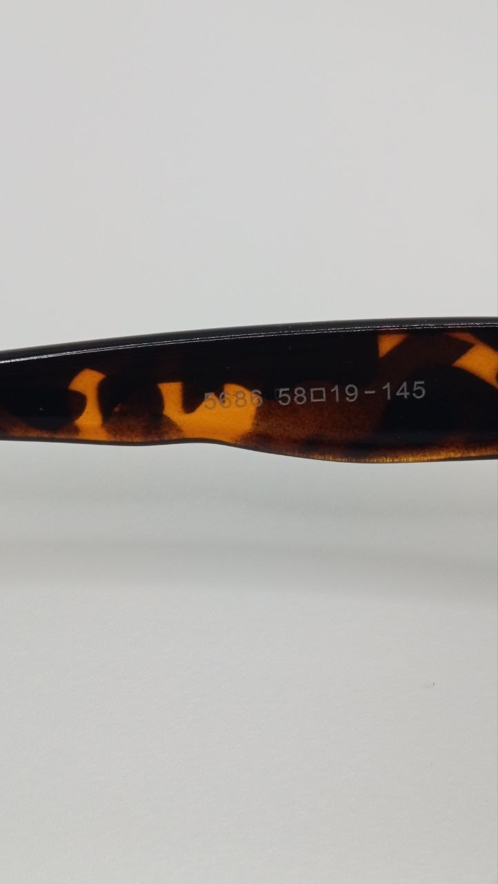 ✨ Lunettes Oversize Rondes Rétro « 5686 » – Édition Écaille Havana & Verres Dégradés Brun ✨